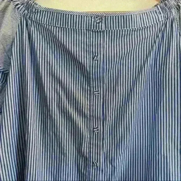 Parker Off the Shoulder Striped Top size small - Picture 4 of 8